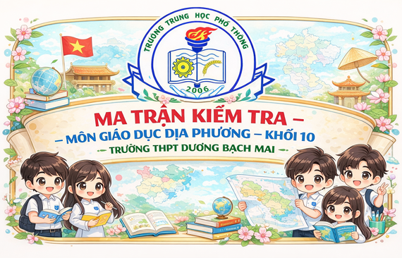 MA TRẬN ĐỀ-KIỂM TRA HK1 MÔN GDĐP KHỐI 10 NĂM HỌC 2025-2026